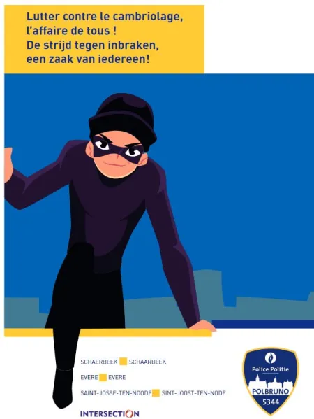 De politiezone heeft brochures uitgewerkt.