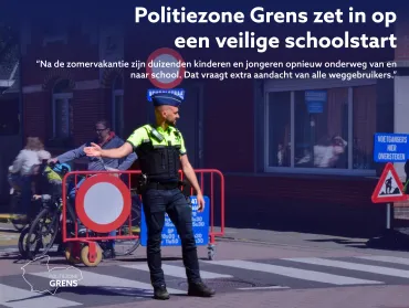 Verkeersregeling bij een schoolstraat