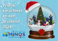 Groot beeld van kerstkaartje 