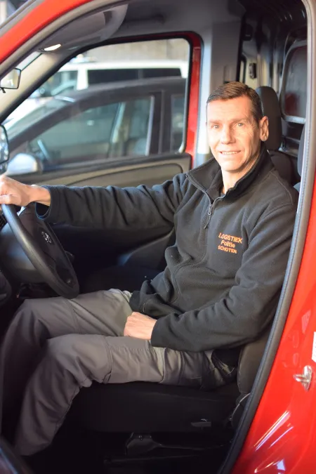 Werner van het team logistiek