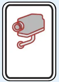 Pictogram camerabewaking