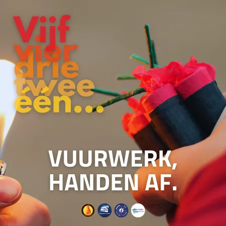 Vuurwerk, handen af!