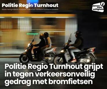 verkeersonveilig gedrag met bromfietsen