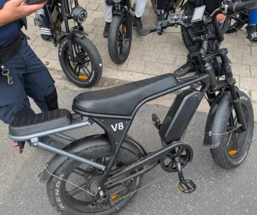 In beslag genomen fatbike