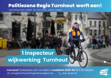 vacature wijkinspecteur wijkwerking Turnhout