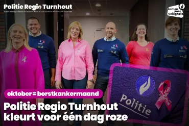 Politie Regio Turnhout steunt Think Pink