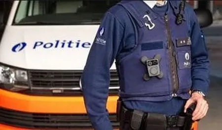 foto van politieagent met bodycam