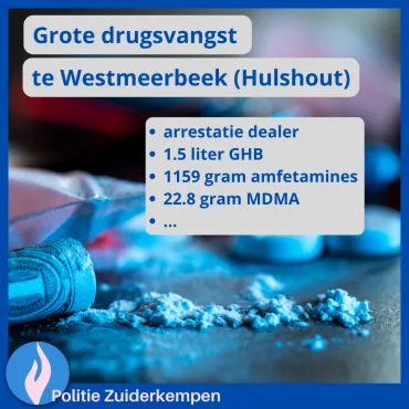 Drugsvangst Westmeerbeek