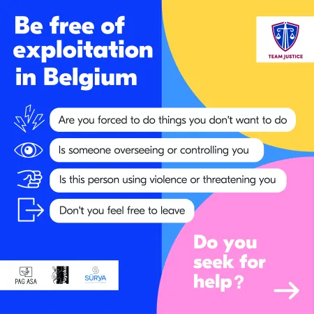 Be free of exploitation in Belgium