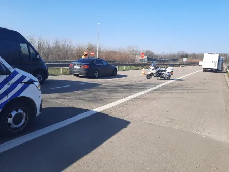verkeerscontrole samen met douane