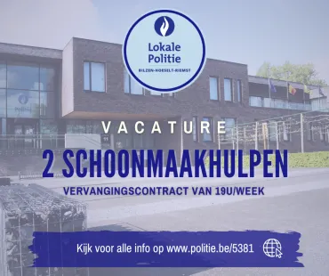 Vacature schoonmaakhulp