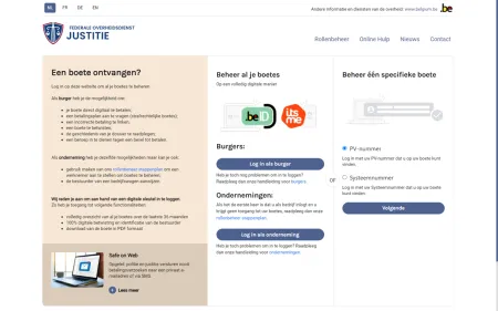 Pagina Just On Web - Fines