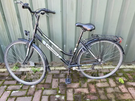 Zwarte vrouwenfiets gevonden Europalaan DS