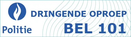 Voor dringende oproep - bel 101