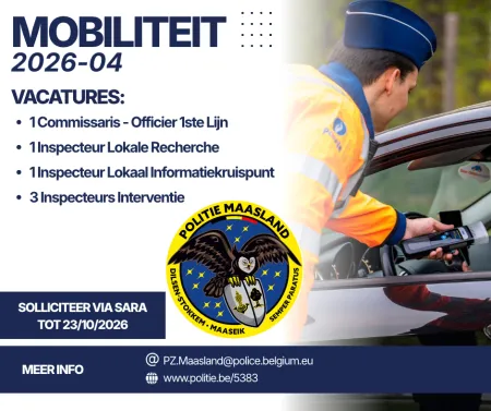 Vacatures Mobiliteit 2026-04