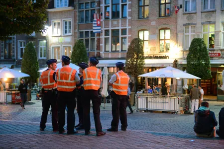 Politie op Oude Markt