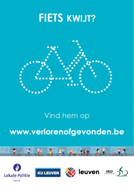 flyer A6 fiets kwijt - nieuw logo