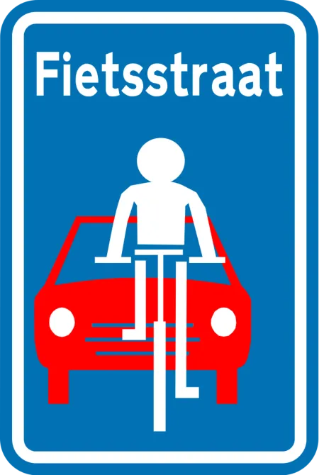 Verkeersbord Fietsstraat