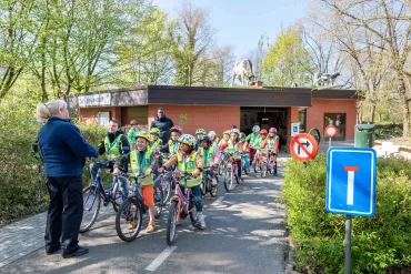 Praktijk in verkeerspark