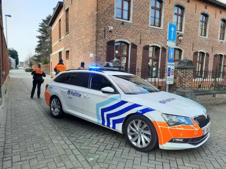 Bommelding school de Kraal Herent centrum