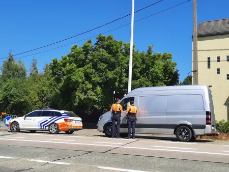 Controleactie van 9 augustus  tegen afleiding aan het stuur