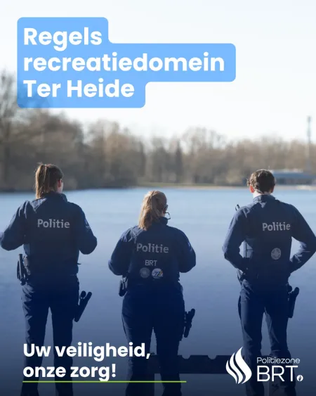 Politie aan domein Ter Heide
