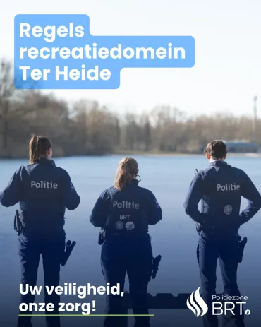 Politie aan domein Ter Heide