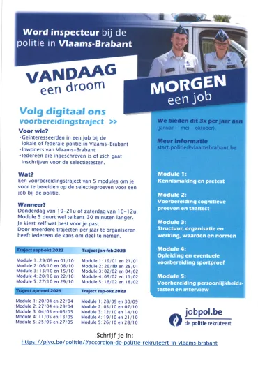 flyer voorbereidingstraject