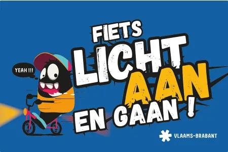 logo actie fiets licht aan