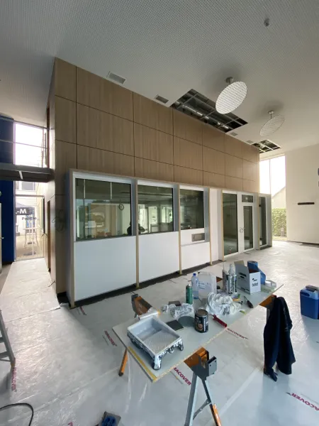 Afwerking frontpanelen