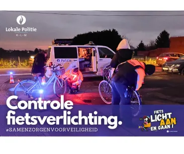 Controle Fietsverlichting 10/12/24 