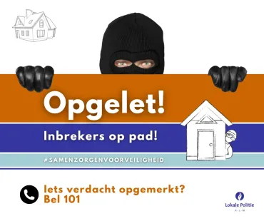 inbrekers op pad