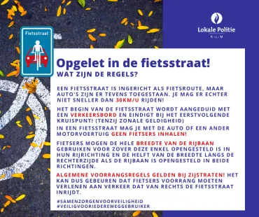 Regels fietsstraat