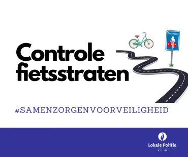 Controle fietsstraten K-L-M