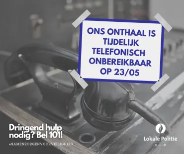 Tijdelijk onbereikbaar 23/05/22