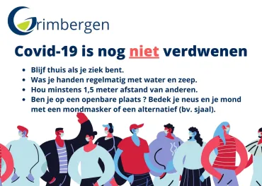 Covid-19 niet verdwenen