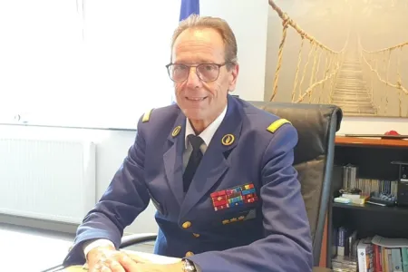 Korpschef Yves Asselman (foto door Lieven Van Imschoot)