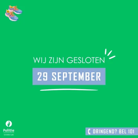 Gesloten 29 september