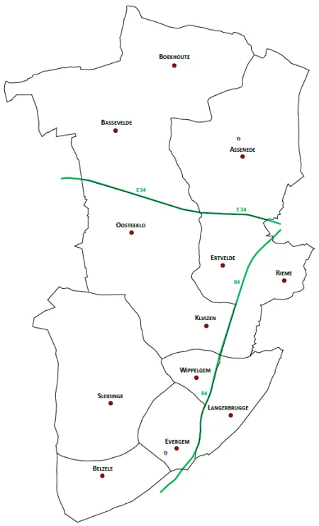 Kaart politiezone