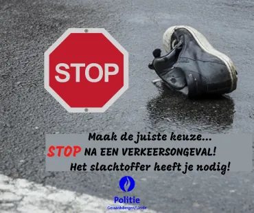 STOP na een verkeersongeval!