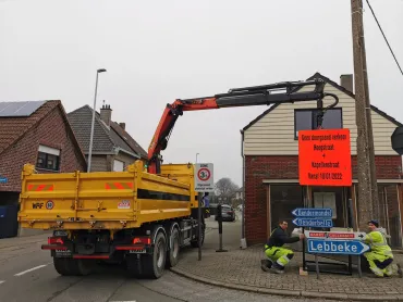 Werken Hoogstraat-Kapellenstraat 10 januari 2022