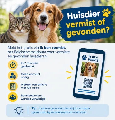 Huisdier vermist of gevonden?
