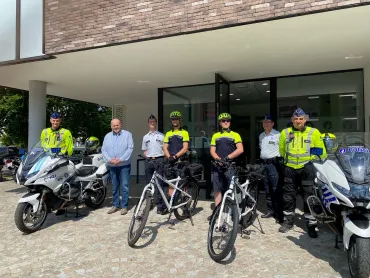 Fietsteam en motorrijders PZ Ninove