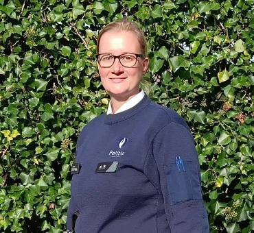 Foto nieuwe wijkinspecteur Elke Struys