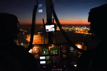 cockpit politiehelikopter