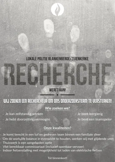 vacature recherche