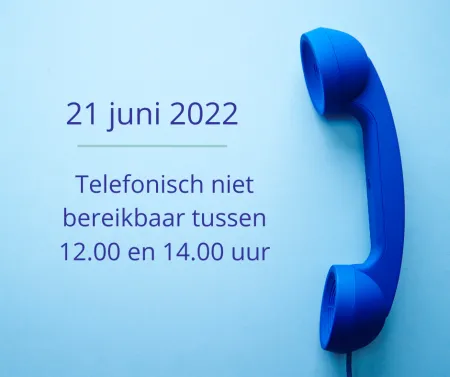 Telefonisch niet bereikbaar