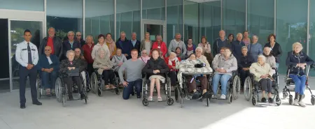 Groepsfoto bezoek Dunecluze namiddag 