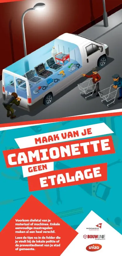Maak van je camionette geen etalage 