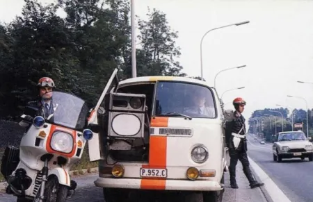 oude politiewagen